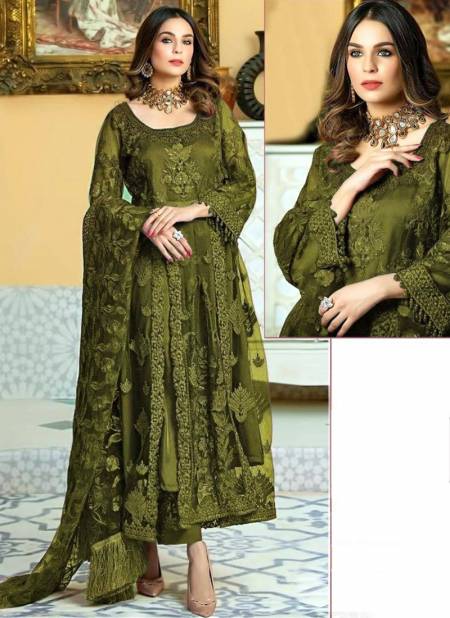 Green KF 122 New Latest Designer Silk Exclusive Salwar Suit Collection 122 F